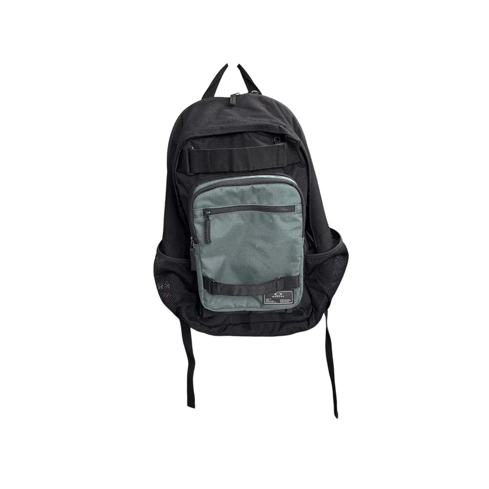 Oakley Cordura Fabric Backpack Black Charcoal Grey Tactical Outdoor Bag